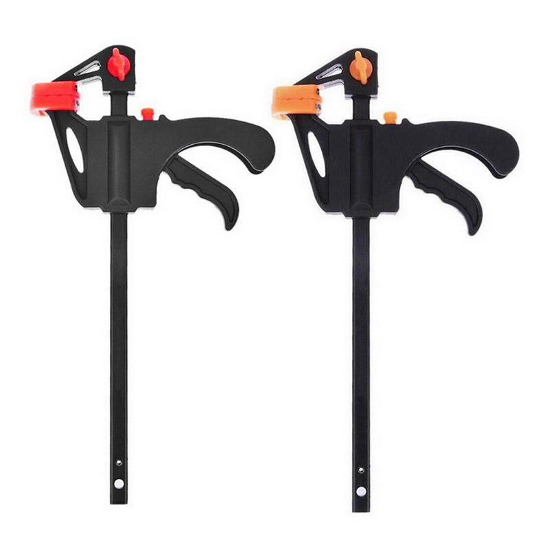 4 Inch Quick Ratchet F Clamp Heavy Duty Wood Working Work Bar Clamp Clip Kit Woodworking Reverse clamping 6/8/10/12/18/24/30inch