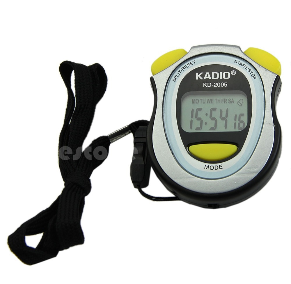 Digitale Handheld Lcd Chronograaf Timer Sport Stopwatch Counter