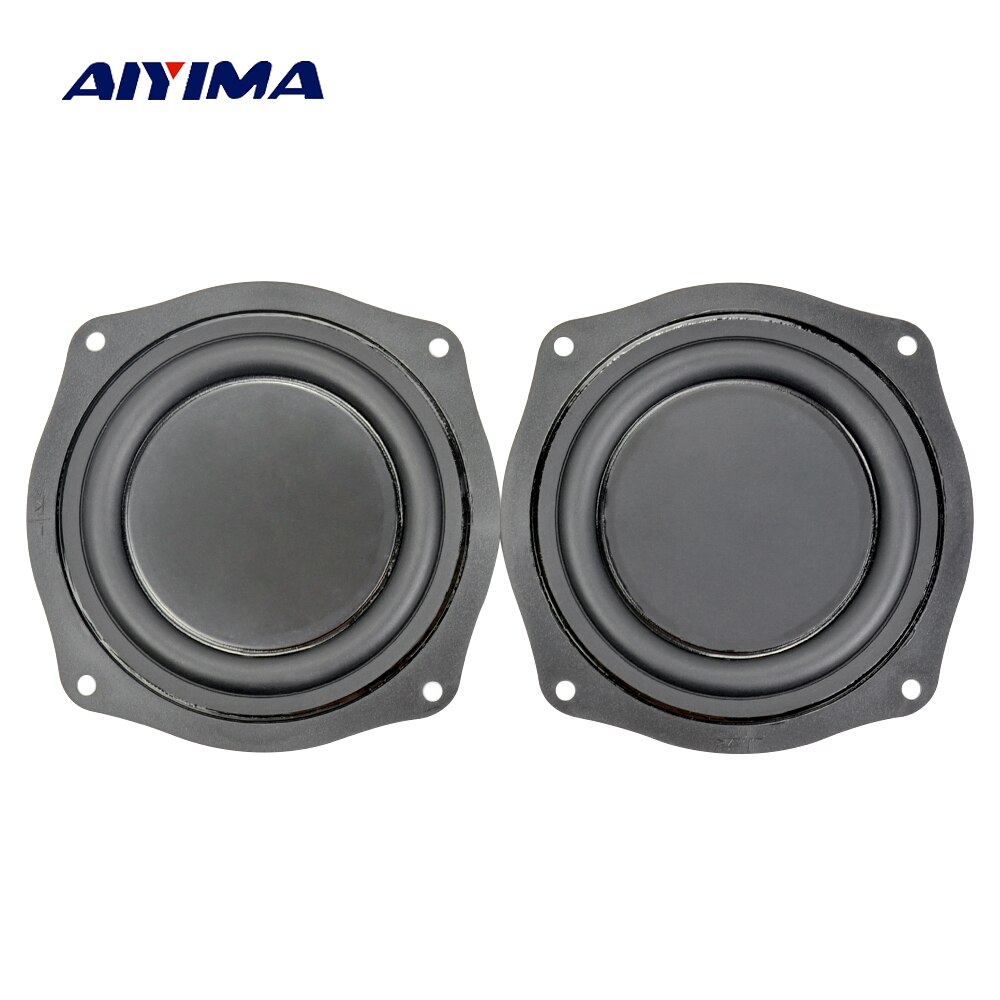 AIYIMA 4 Zoll Bass Heizkörper Lautsprecher Vibration Membran Membran passiv Kühler Lautsprecher Tieftöner Platte Subwoofer DIY 2Stck