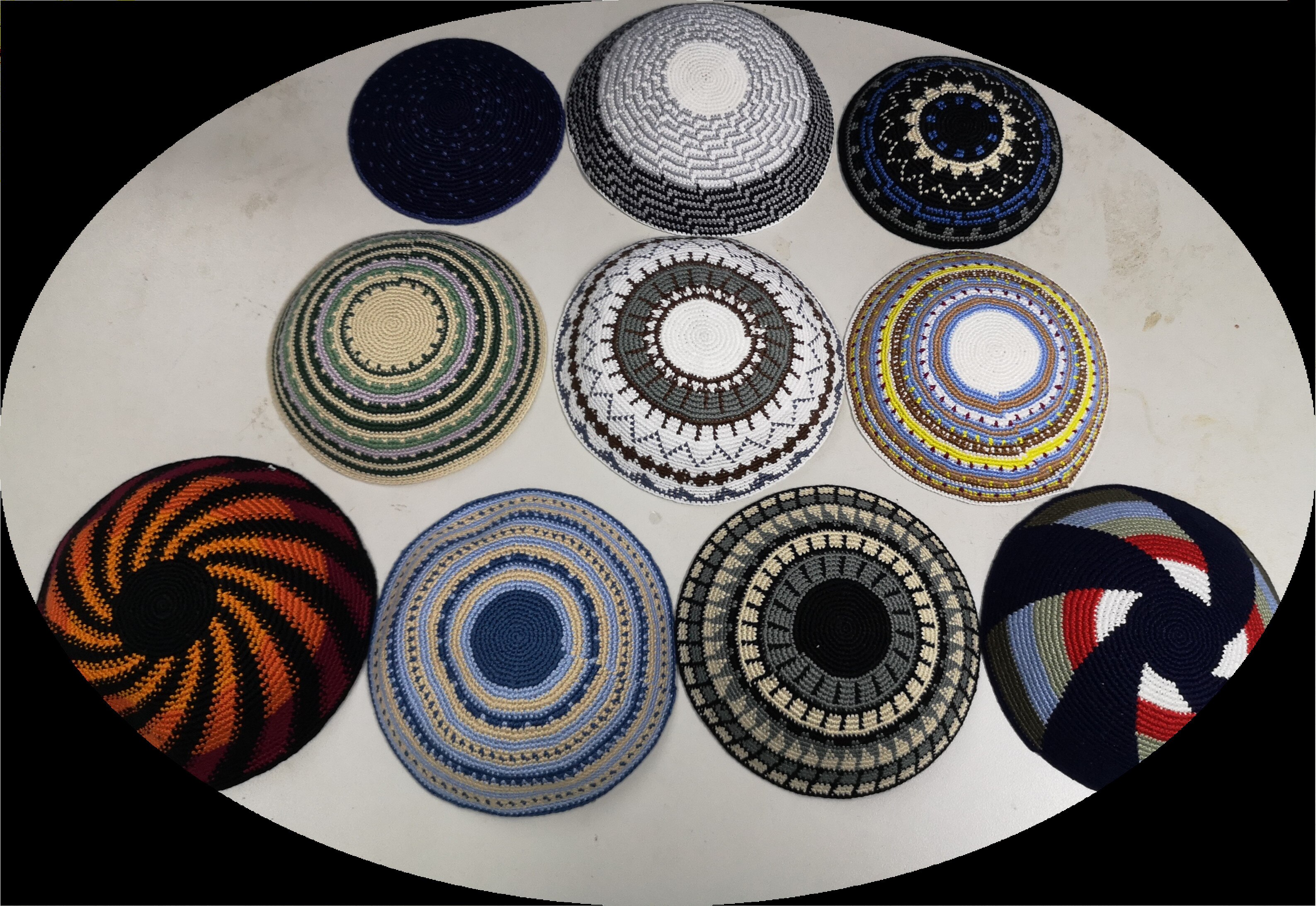 Kippa kippa, petite taille, tricotée à la main