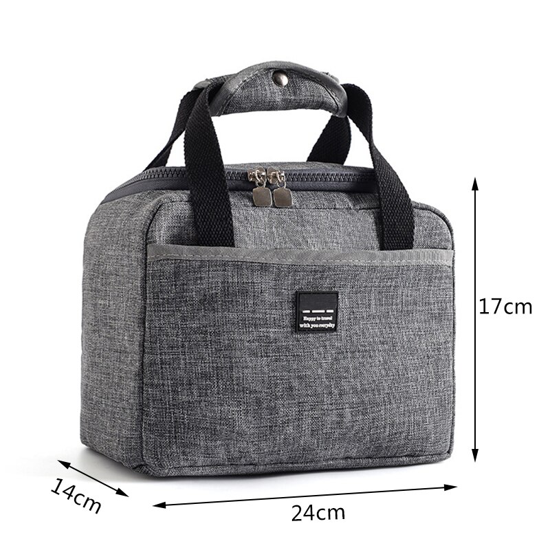 Aosbos-Bolso térmico bolsos para la comida para mujer y niño, Enfriador de Picnic a la , fiambrera con aislamiento, bolsas de mano para comida de viaje