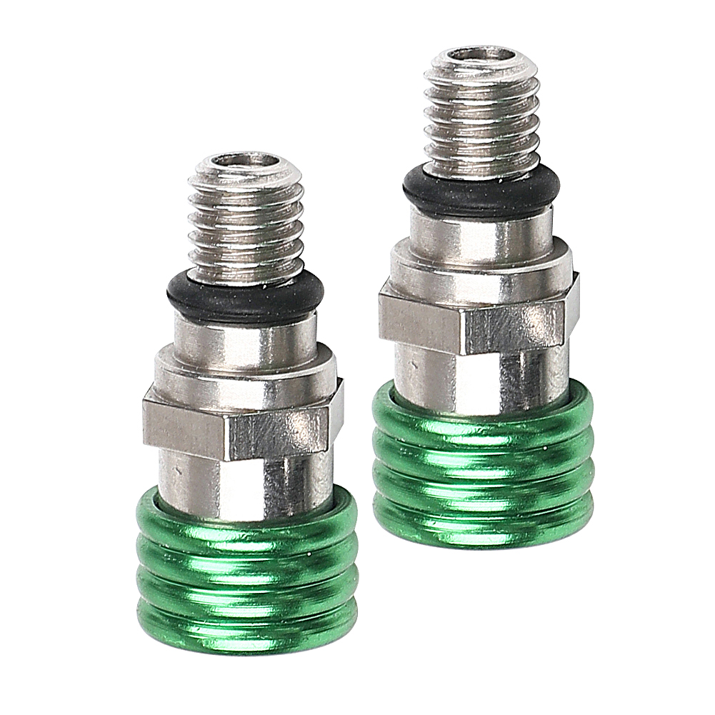 Válvulas de purga de aire de horquilla M4x0.7cm para KTM 640 950 990 Adventure R S 690 Enduro SMC Supermoto 950 Super Enduro BMW SX EXC XC XCW: Verde