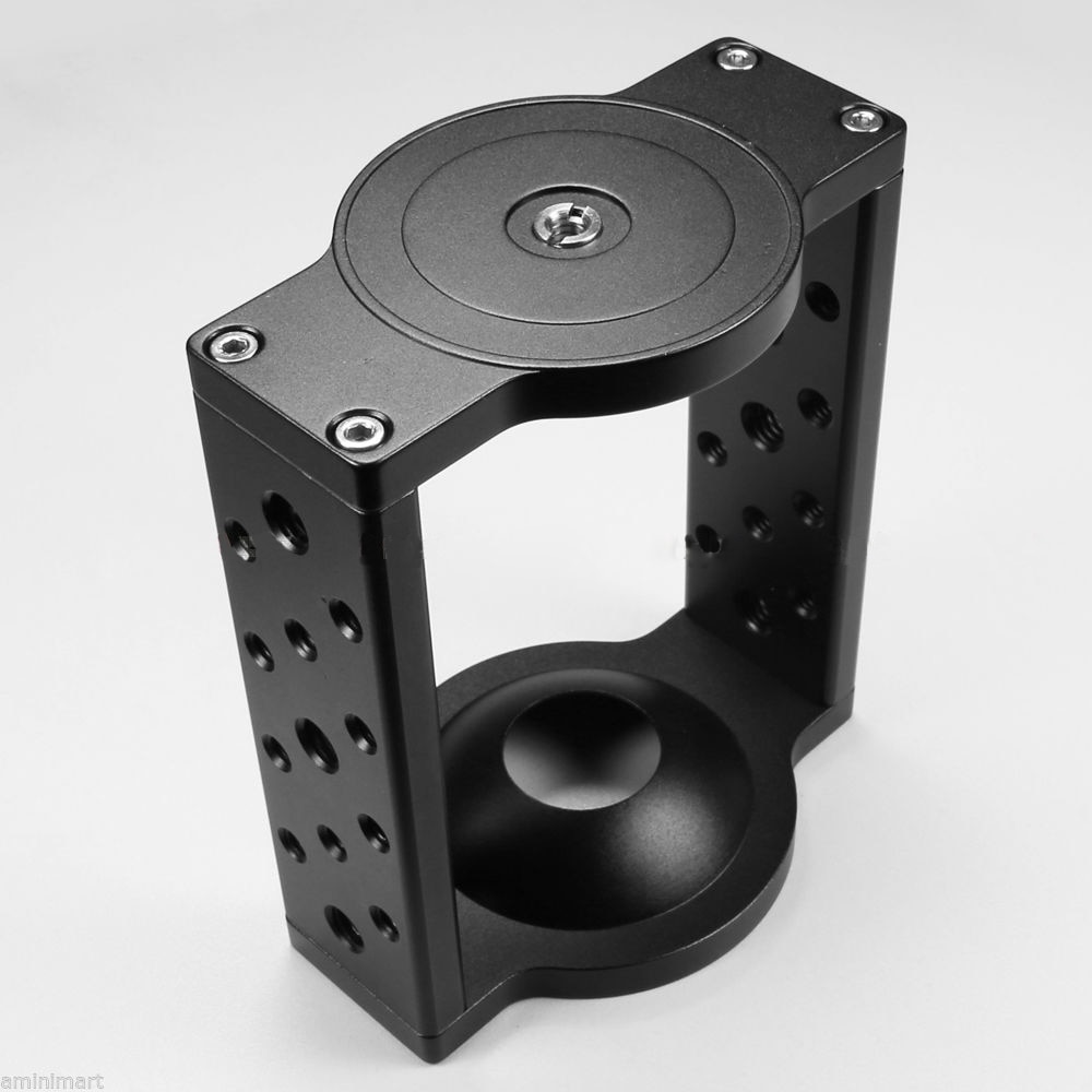 65mm/75mm/100mm Aluminium Half Ball Platte naar Kom Adapter Converter Riser voor Manfrotto Video statief Fluid Head DSLR Rail Slider