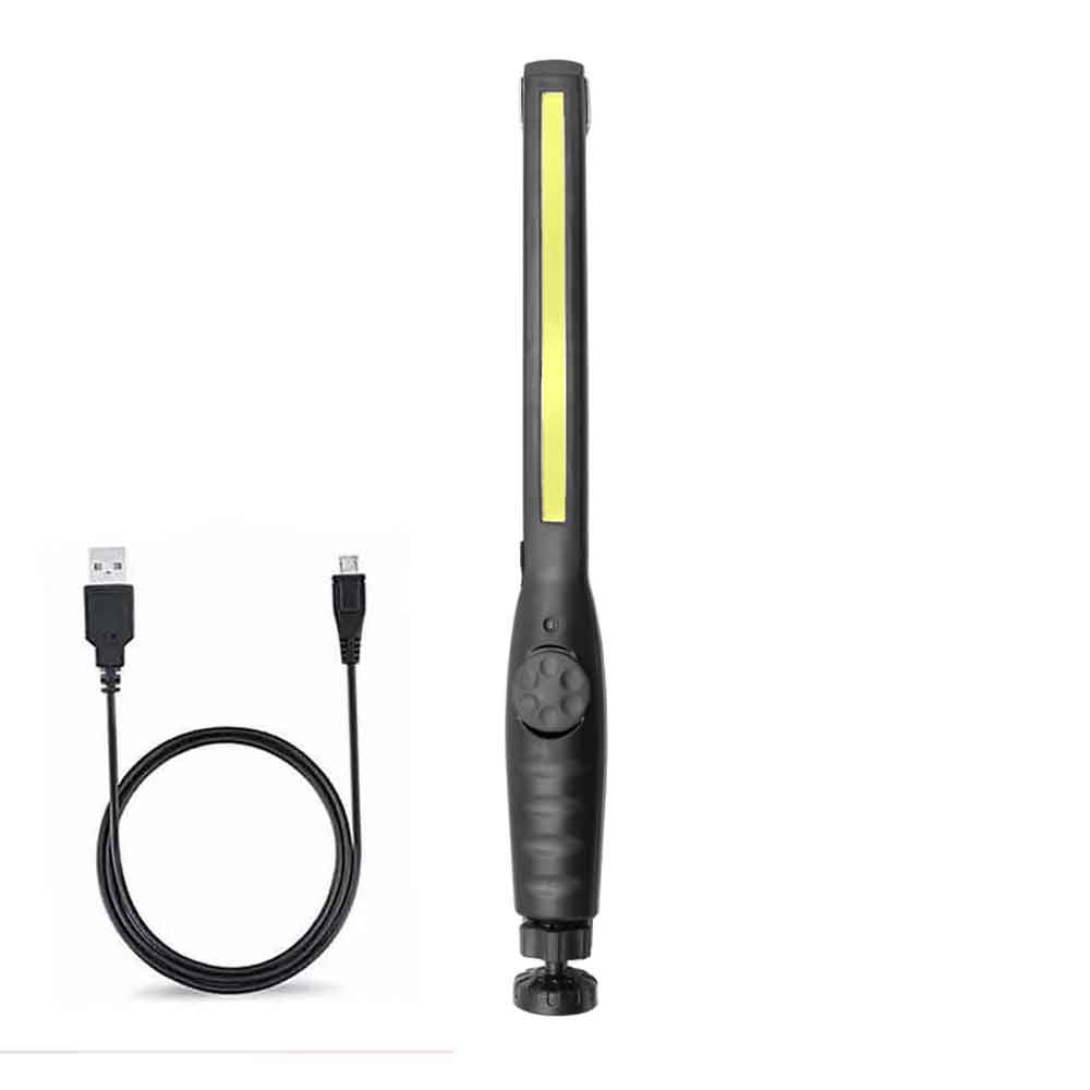 ANYIGE 800 Lumens Stepless Dimming COB LED Portable Work Lights USB Rechargeable Slim and Folding Lantern with Magnet Night Lamp: Not Foldable