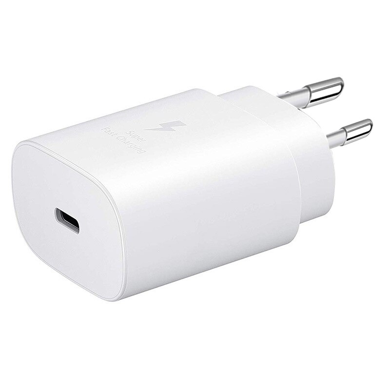 Snelle Oplader 45W Quick Adapter Type C Kabel Voor Samsung Galaxy Note 20 2110 + S10 S10E S20Plus S20 ultra A90 A80 Voor Iphone 13 12: EU White