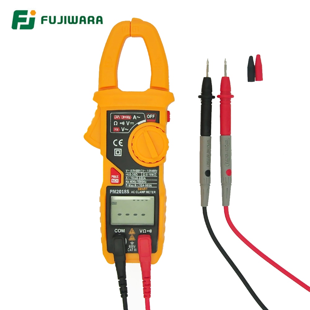 FUJIWARA Digital Clamp Meter Digital Multimeter Ammeter Resistance/ AC / DC/ Voltage