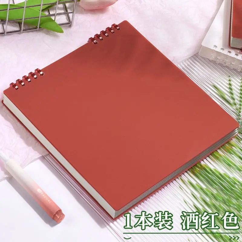 Flip Notepad Grid Notebooks B5 Diary Leaf Notebook Sketch Book Stationery Journal Writing Pads Office School Supplies: Blue
