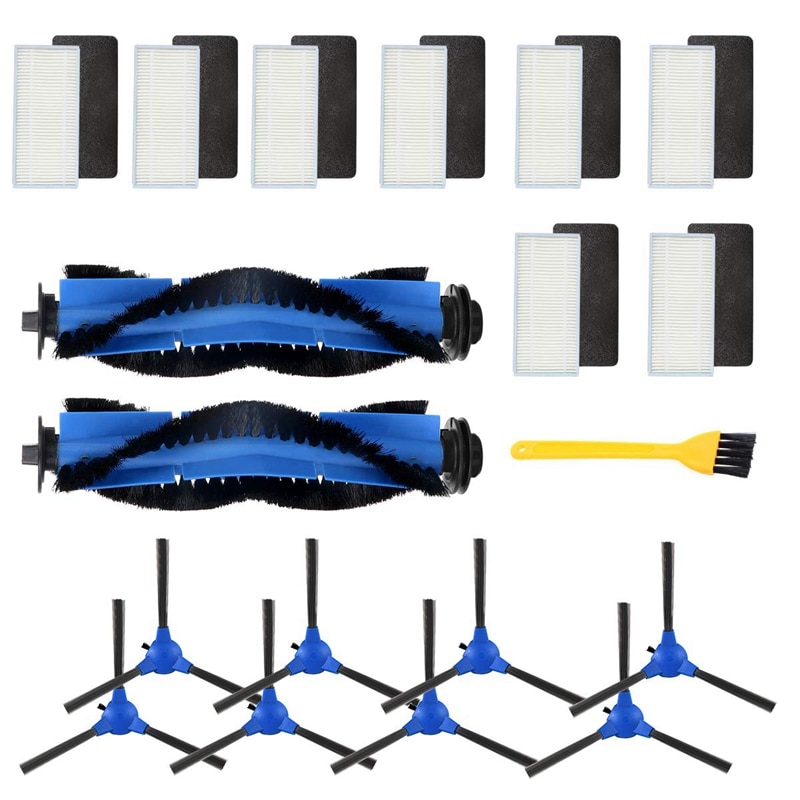AD-Kit de accesorios Compatible con Eufy Robovac 11S, Robovac 30, Robovac 30C, Robovac 15C, aspiradora robótica accesorio 8X Cleaner F: Default Title