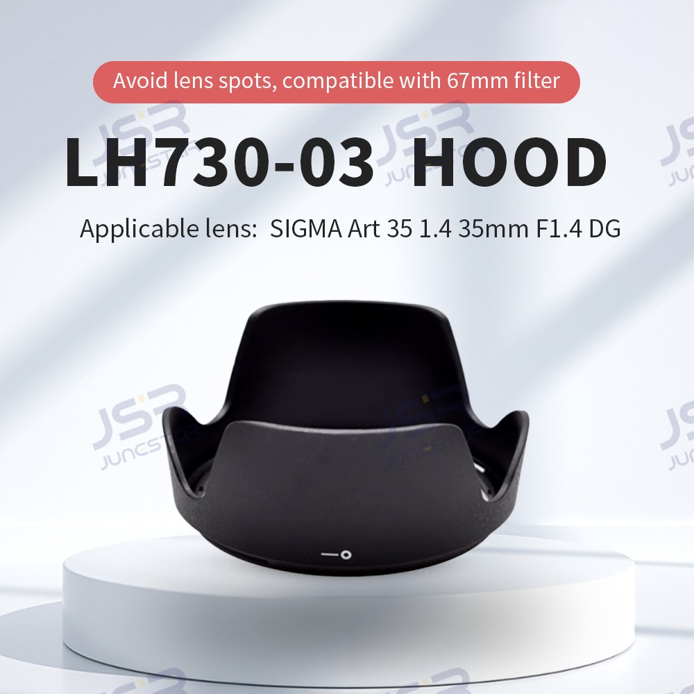 Camera hood replacement LH730-03 suitable for Sigma Art 35 1.4 35mm F1.4 DG lens protection accessories