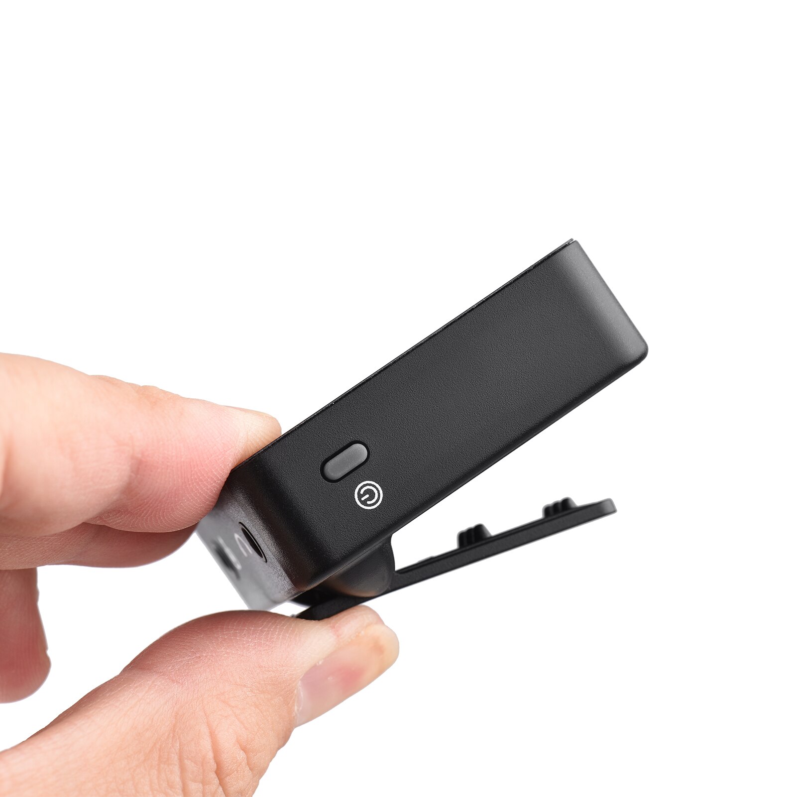 UHF Wireless Lavalier Microphone with Transmitter &amp; Receiver Clip-on Rechargeable Mic for Interview Live Show Vlog Shooting