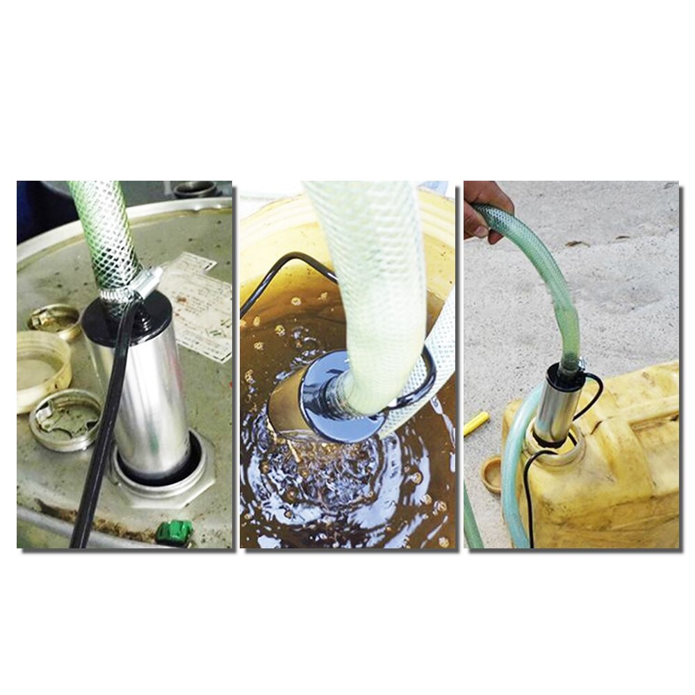 DC 12V/24V Submersible Pump for Pumping Diesel Oil Water 38mm Water Oil Diesel Fuel Transfer Pump Refueling Electric Oil Pump