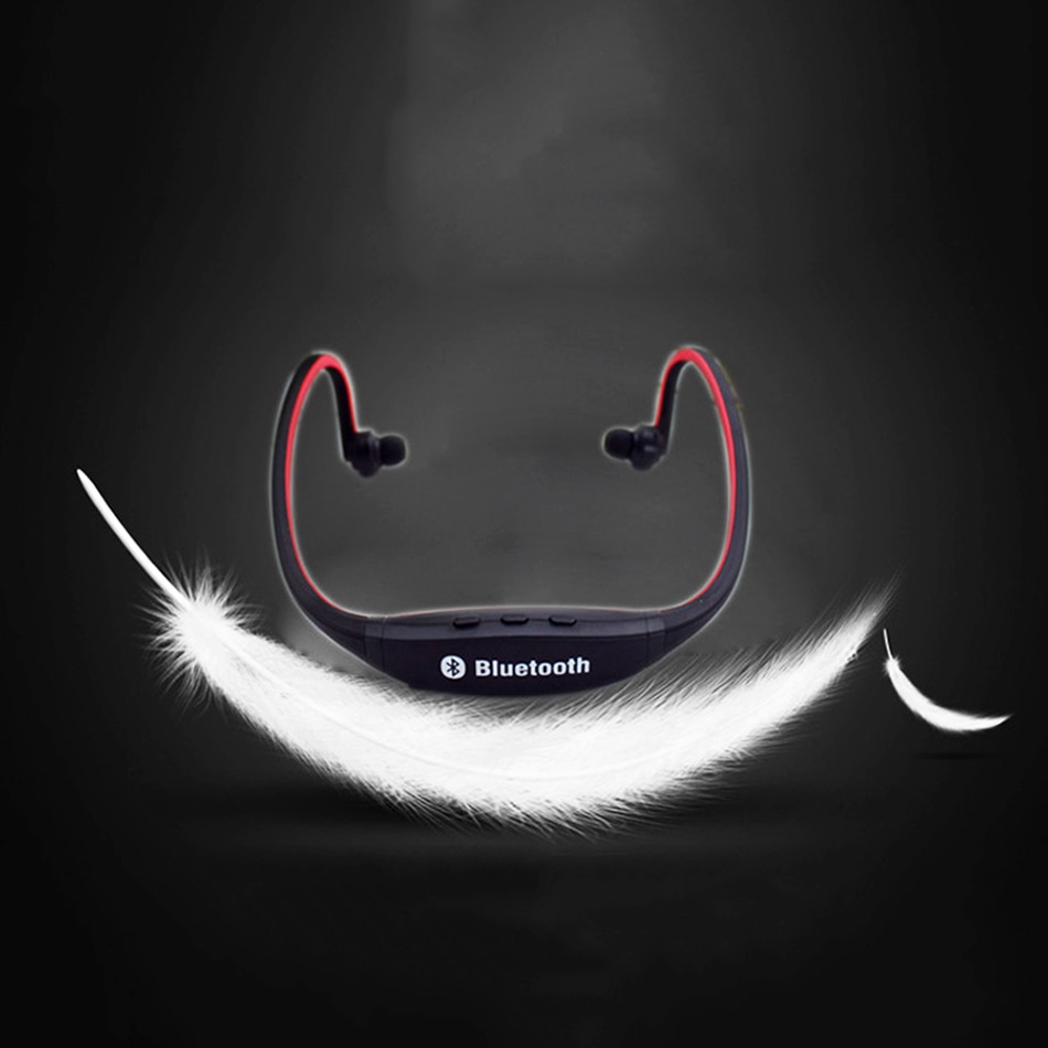 HOMEBARL BS19C Bluetooth 4.0 Sport bezprzewodowe słuchawki na szyję słuchawki słuchawki + 8GB 16GB karta Micro SD/FM Radio / Mic PK ZK-S9