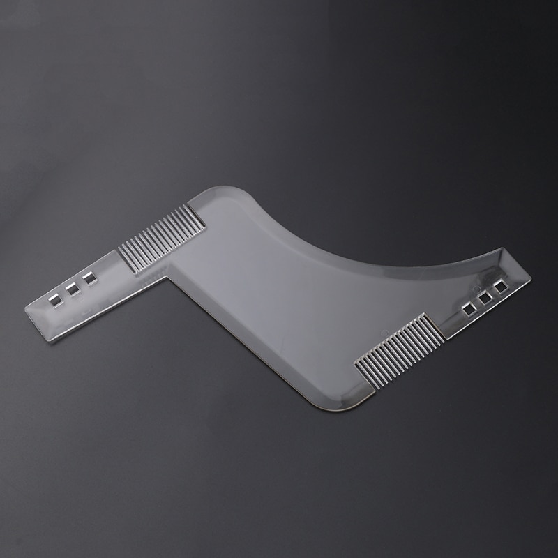 Peinador rápido multifuncional para hombre, peine cepillo de pelo eléctrico, alisador de barba, peine Alisador, rizador de pelo: Transparent Comb