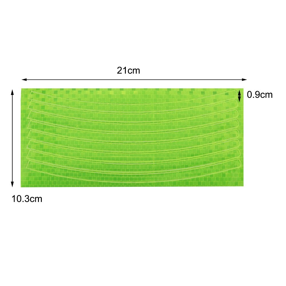 Samochód motocykl jazda na rowerze reflektor rowerowy naklejki fluorescencyjne felgi odblaskowe naklejki naklejka akcesoria