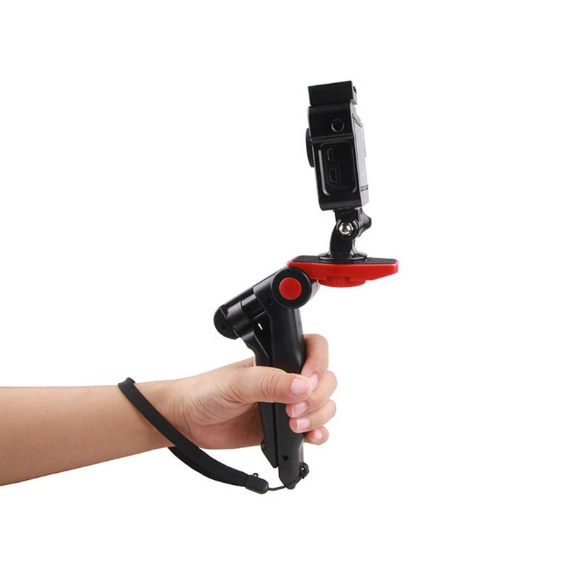 3-einseitig Smartphone Wiege Halfter Stativ Handheld Stabilisator Hand Griff Halterung stativ für telefon Halfter für praktisch