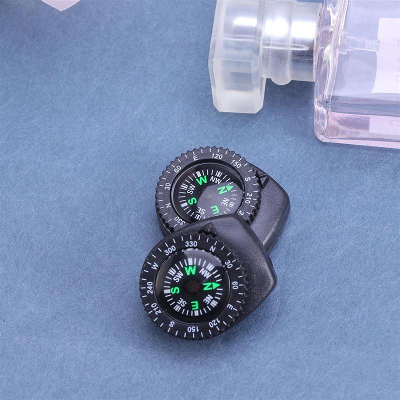 2 Stuks Afneembare Kompas Waterdichte Draagbare Kompas Camping Kompas Survival Gereedschap Voor Horloge