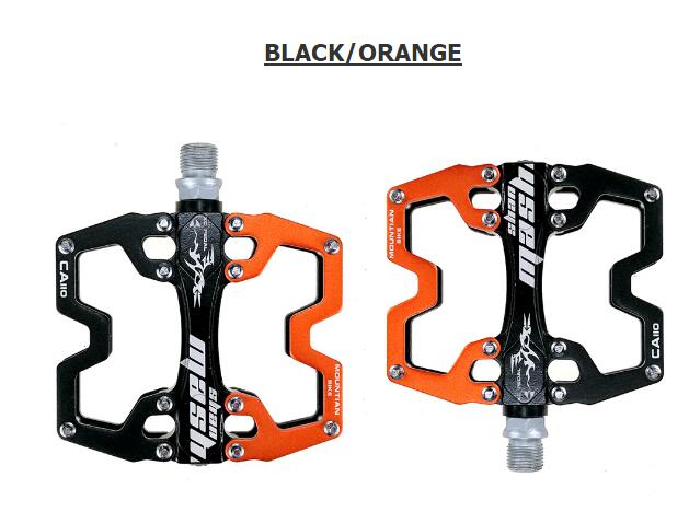 Fahrrad Pedal Aluminium - MTB/BMX Pedale Mit Rutschfester Oberfläche | 9/16 Zoll | 478g Pro Paar