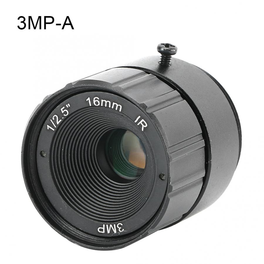 CCTV Fixed Lens 16mm 3MP Mount CS High Definition for Camera HD Camera Lens CWFL1614-3MP-A