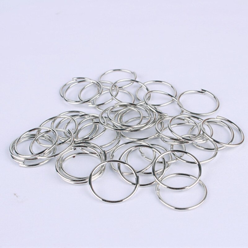 20pcs/lot Golden/ Silver Hair Braid Dreadlock Bead Cuff Clip Braid Hoop Circle Approx 14mm Inner Hole: 20pcs Silver