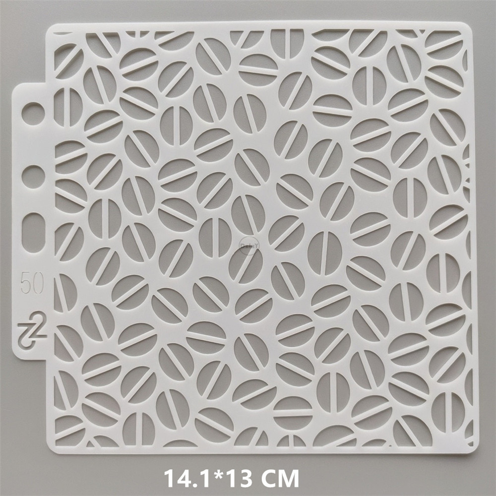 (26 stilarter) geometri grafik stencils maling prægning gør-det-selv scrapbooking materiale kort skabeloner papir album håndværk: Orange