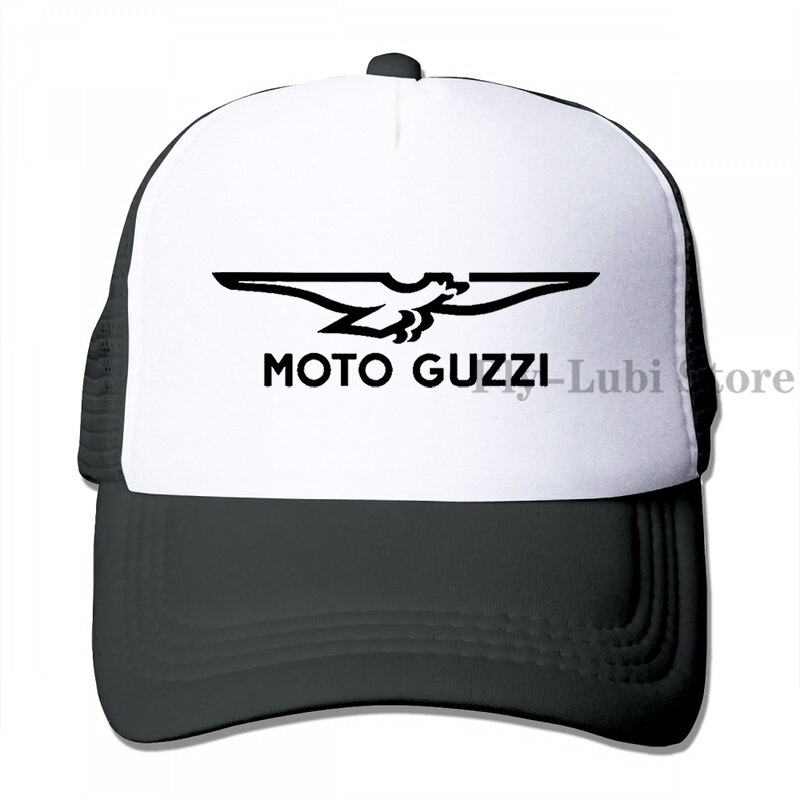 Moto Guzzi Rechts Baseball cap men women Trucker Hats adjustable cap: 3-Black