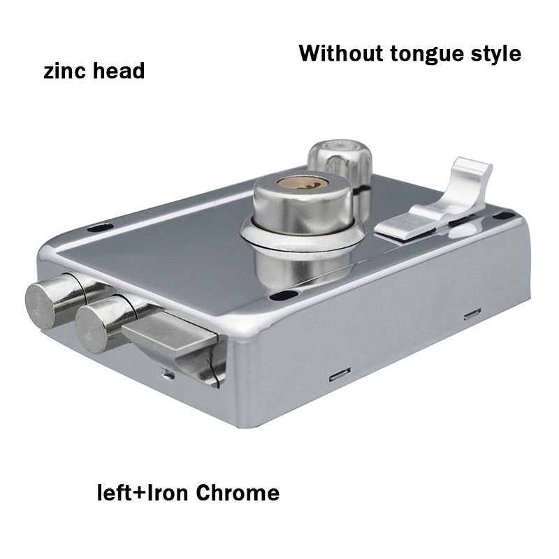 Stainless Steel Modern Rental House Door Lock Multifunctional Family Living Room Wooden Door Indoor Office Anti-theft Door Locks: Tongueless01