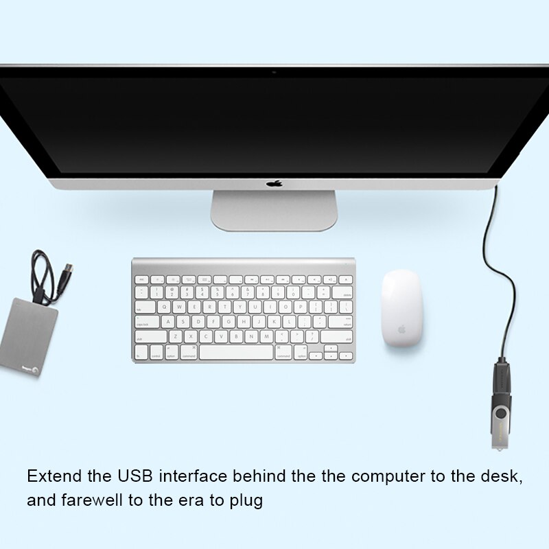 Vención de La USB2.0 3,0 Cable de extensión extensor macho a hembra Cable USB3.0 Cable extendido para PC portátil Cable de extensión USB