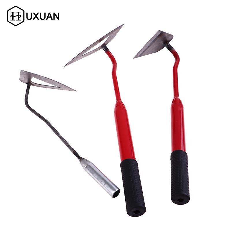 Steel Hardened Hollow Hoe Handheld Weeding Rake Planting Vegetable Farm Garden Tools Agriculture Tool Weeding Accessories