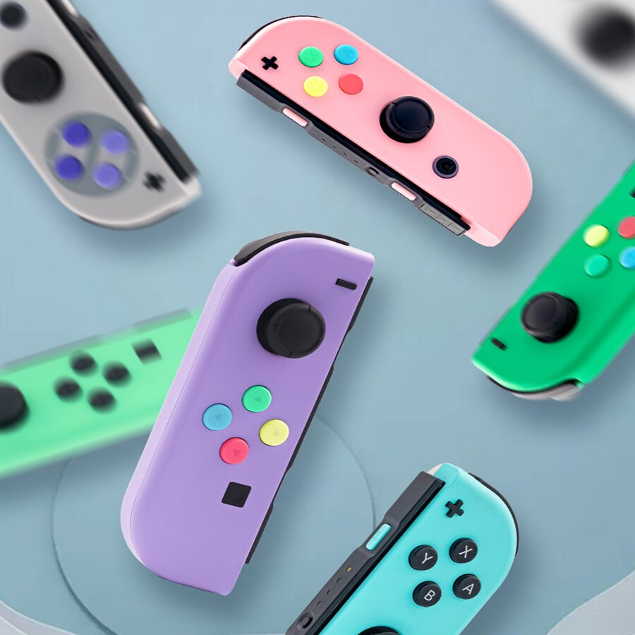 1 Pair DIY Plastic Replacement Joy-Con Repair Case Cover Housing Shell Full Button Kits Case For Nintendos Switch Controller