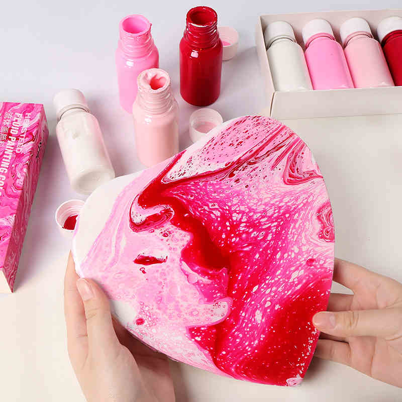 75ml pigment akrylmaling sæt kunst flydende akryl maling til maling håndværk hældning medium lærred til maleri olie tegning diy