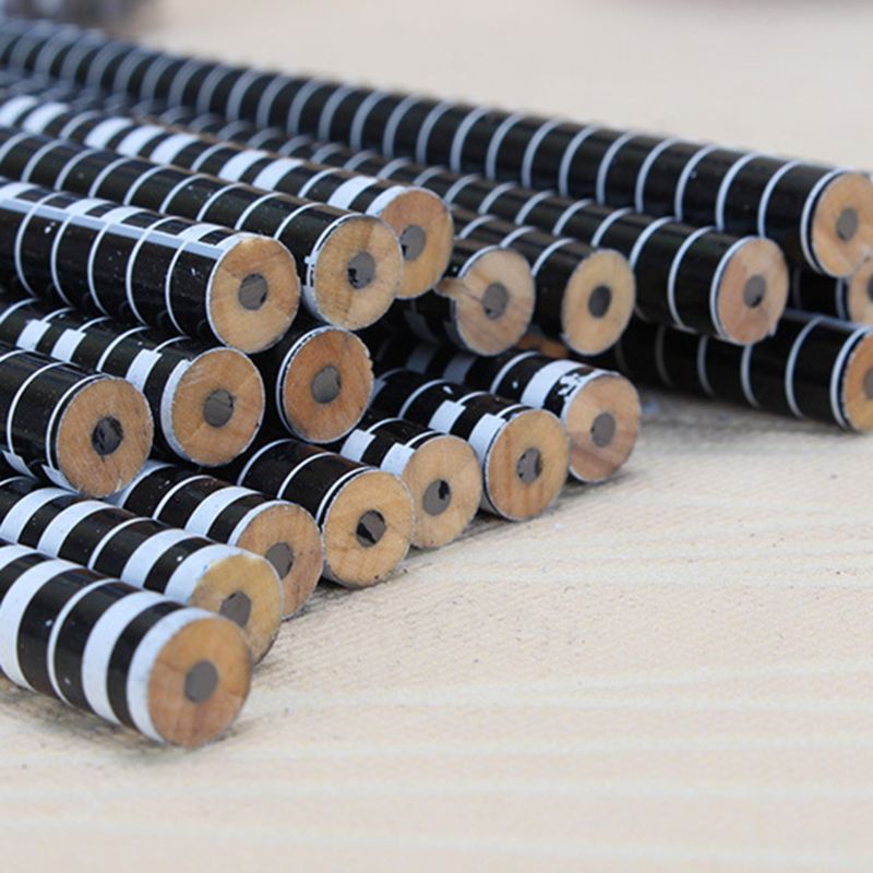 36pcs Musical Note Pencil 2B Standard Round Pencils Piano Notes Writing Drawing Tool Stationery School Student