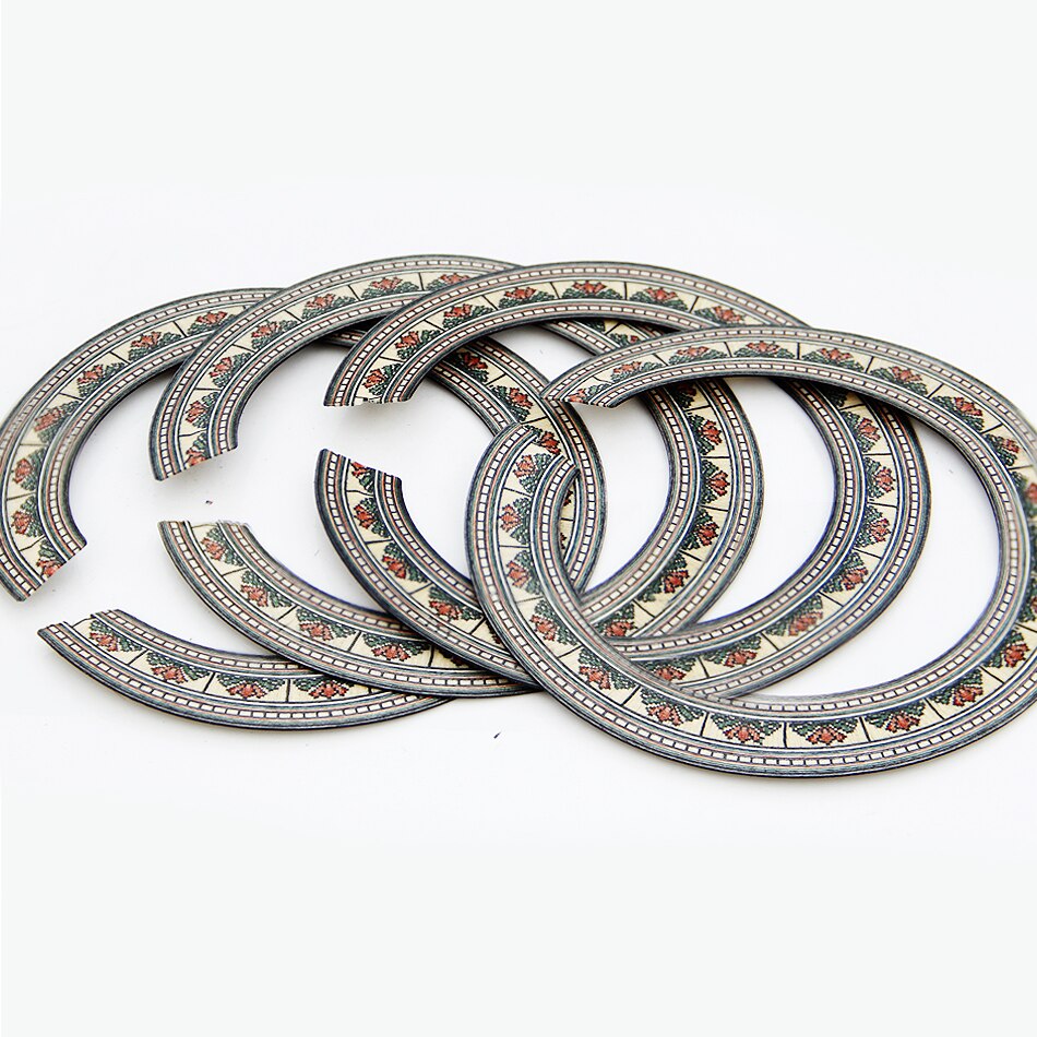 Wood Acoustic Guitar Soundhole Rosette Inlay Guitar Sound Hole Decoration 1 Piece