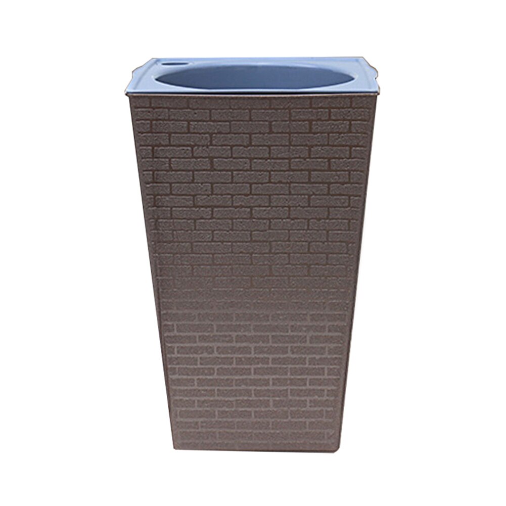 Brique motif Pot de fleurs Imitation métal plastique Pot de fleur carré et grand Type pour jardinage plantes en Pot DTT88