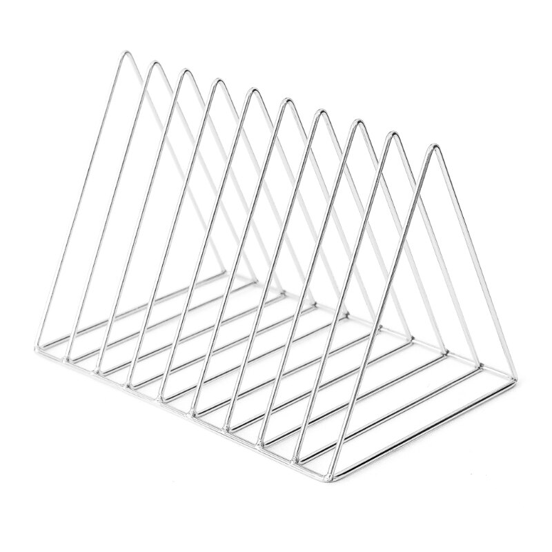 Nordic Simple Bookend Book Stand Support Desktop Storage Rack Bookshelf Holder U4LD: W-B