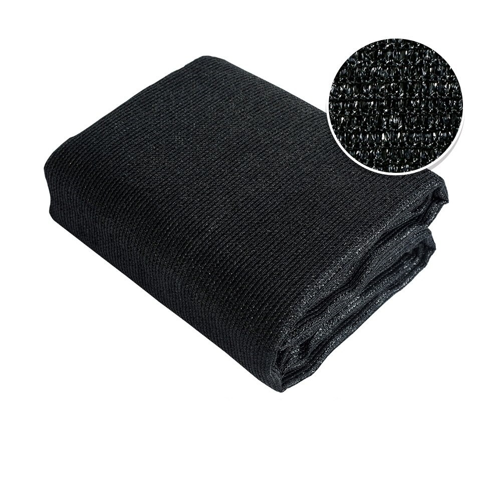 90% Sunblock Shade Cloth Net UV Black Mesh Shade Sunblock Shade Panel for Pergola Cover Canopy (6.5ft X 10ft)