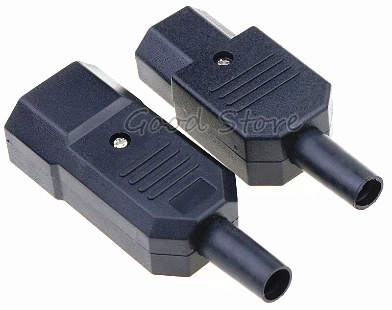 THGS 250V 10A Power Connector IEC 320 C14 Plug to C13 Socket