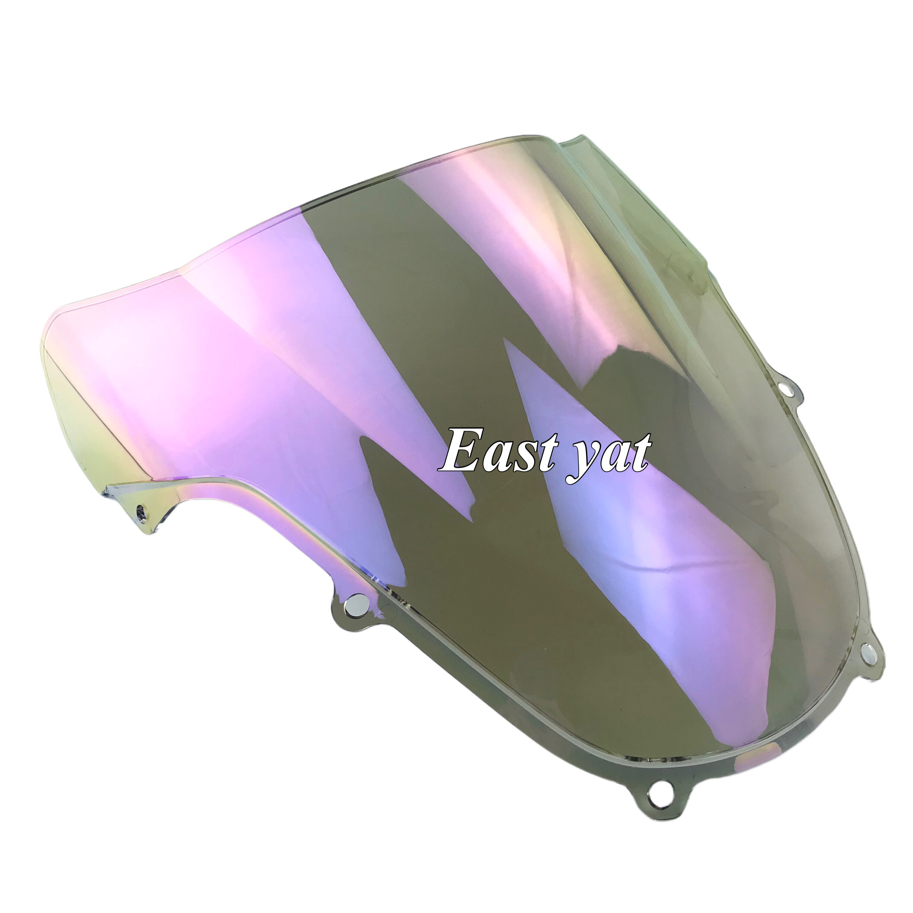 Parabrisas de doble burbuja para motocicleta, accesorio negro para Suzuki GSXR 600 GSXR 750 GSXR 1000 K1 K2 2000 2001 2002 2003