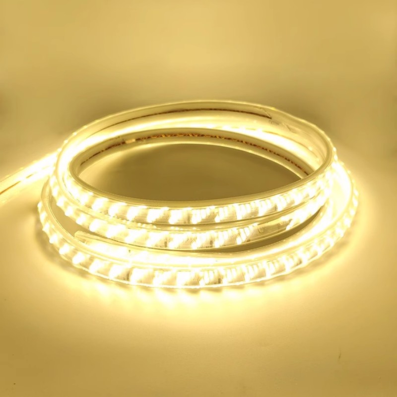 Super Bright LED Strip Lights AC 220V SMD 2835 5 Rows 320Leds/m with EU Plug Waterproof Flexibon Ribbon Tape Rope Home Garden
