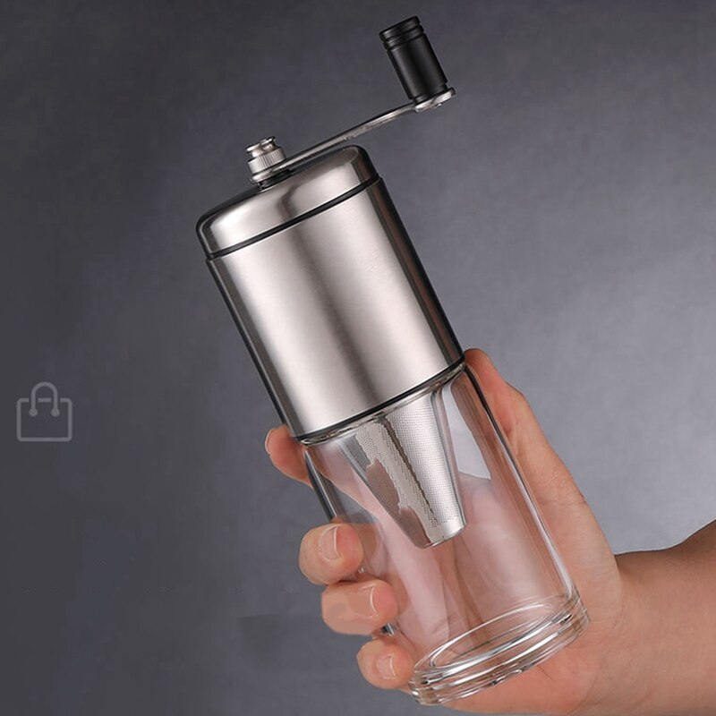 Stainless Steel Manual Coffee Grinder Kitchen Tools Coffee Bean Grinder Portable Hand Crank Mill Spice Grinder