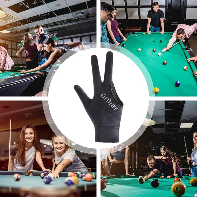 Schwimmbad trainieren Finger handschuhe Sanft Schwimmbad & Billard handschuhe unisex Billard Zubehör Warteschlange Aktion Handschuhe für Amateur oder