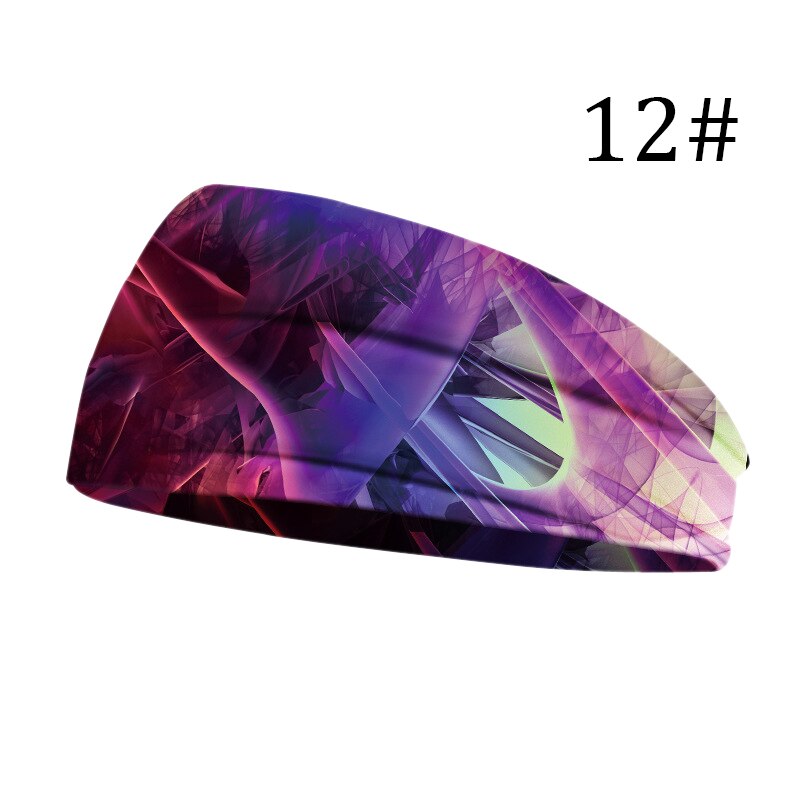 Breite Baumwolle strecken Frauen Stirnbänder Blumen- Drucke Elastische Haar Bands Für Frauen Headwrap Turban Headwear Mädchen Hairbands: 12