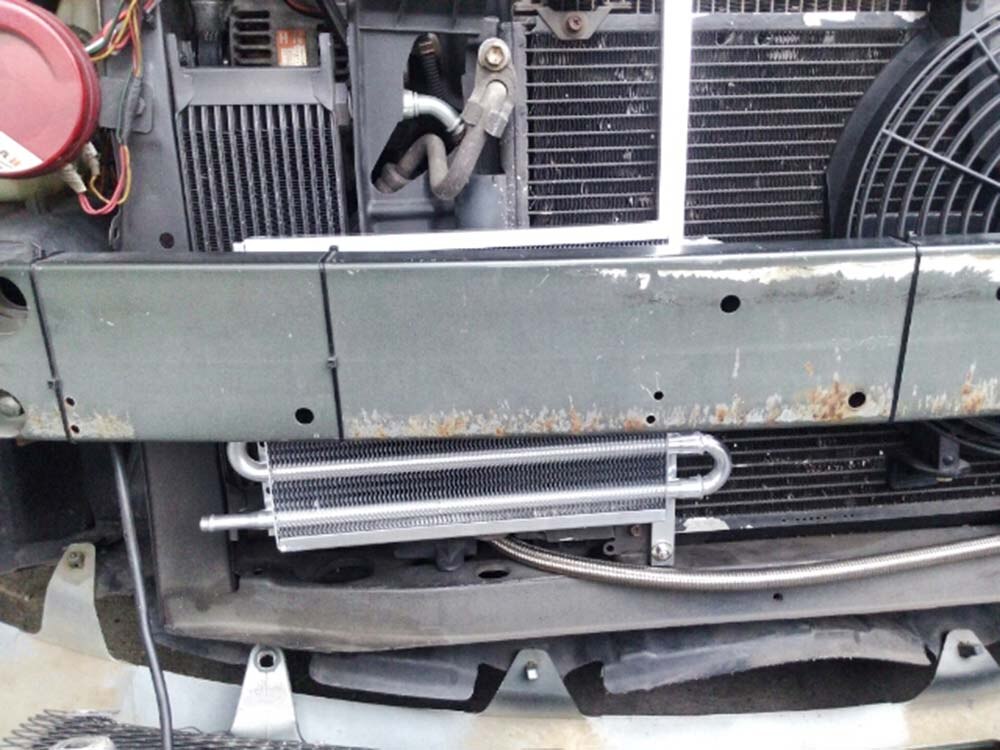 arrived items HK5 UNIVERSAL ALUMINUM REMOTE TRANSMISSION OIL COOLER/AUTO-MANUAL RADIATOR CONVERTERoil car engine cooler kit