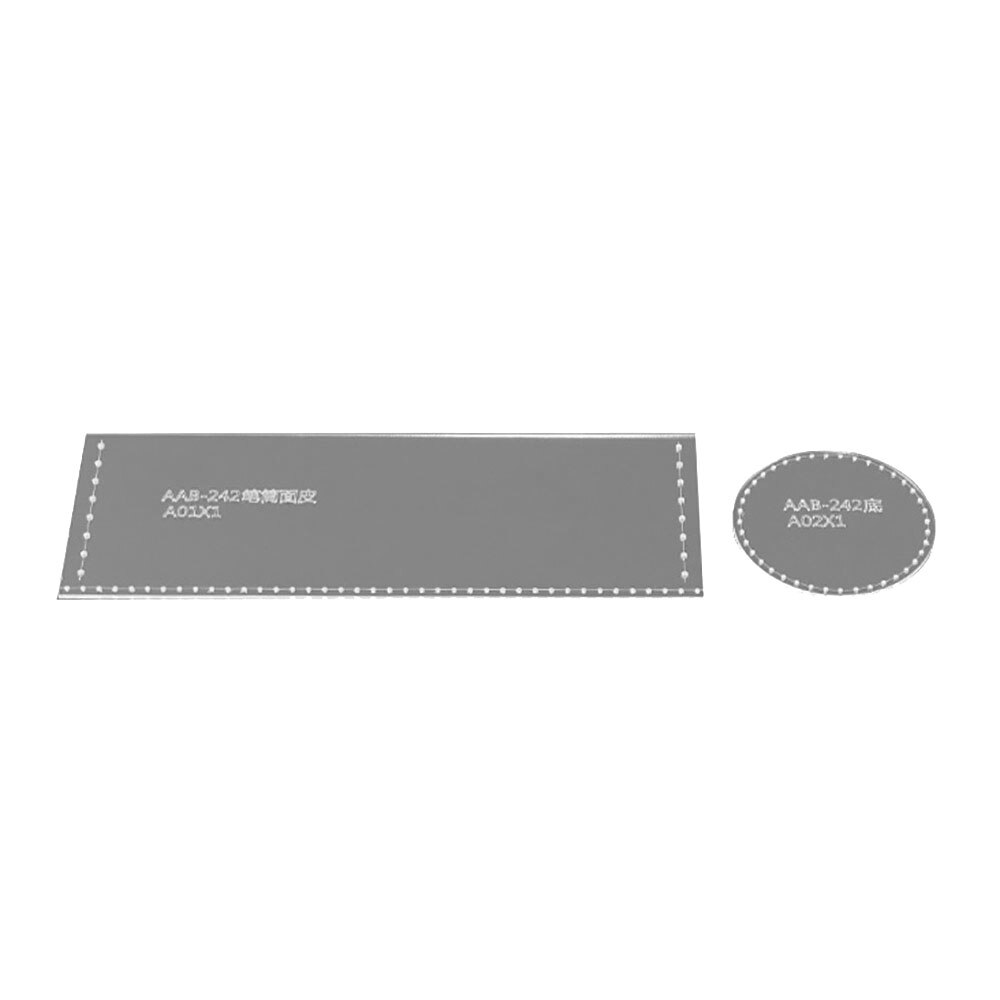 Lychee Leven Borstel Pot Naaien Patroon Acryl Lederen Template DIY Handgemaakte Leathercrafts Levert