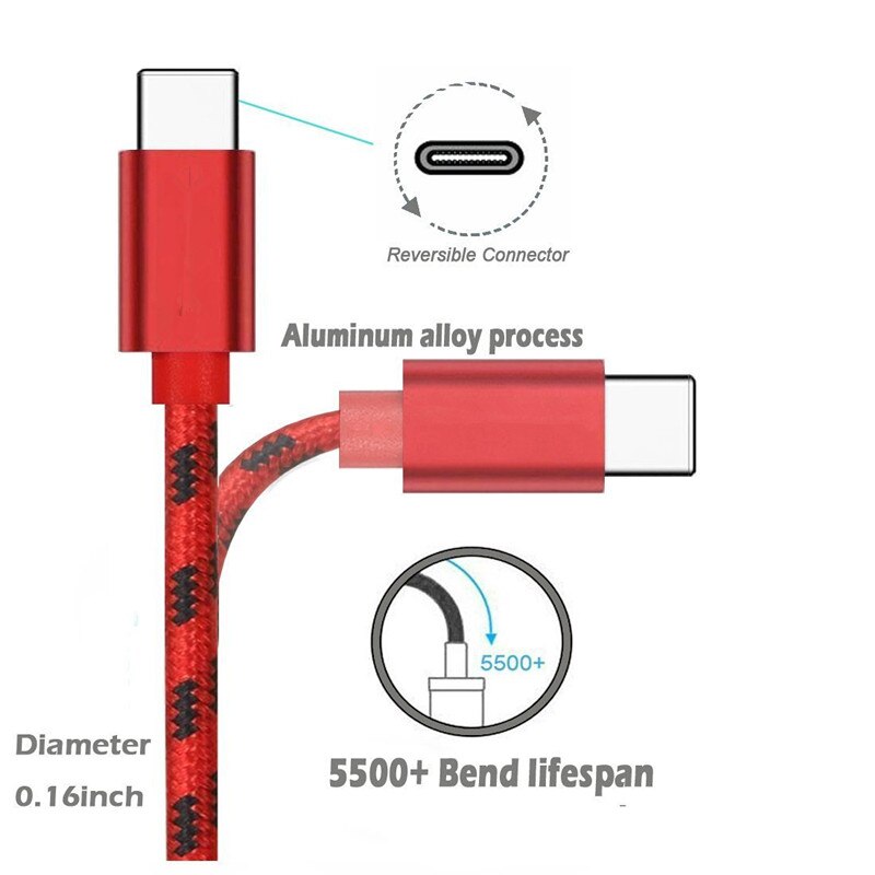 Typ C Kabel 3m Lange 2m 1m 0,2 m Kurze Schnelle Ladegerät Kabel Draht Für Huawei P10 p20 P30 Lite Profi Samsung Galaxis Hinweis 8 9 A7 A9