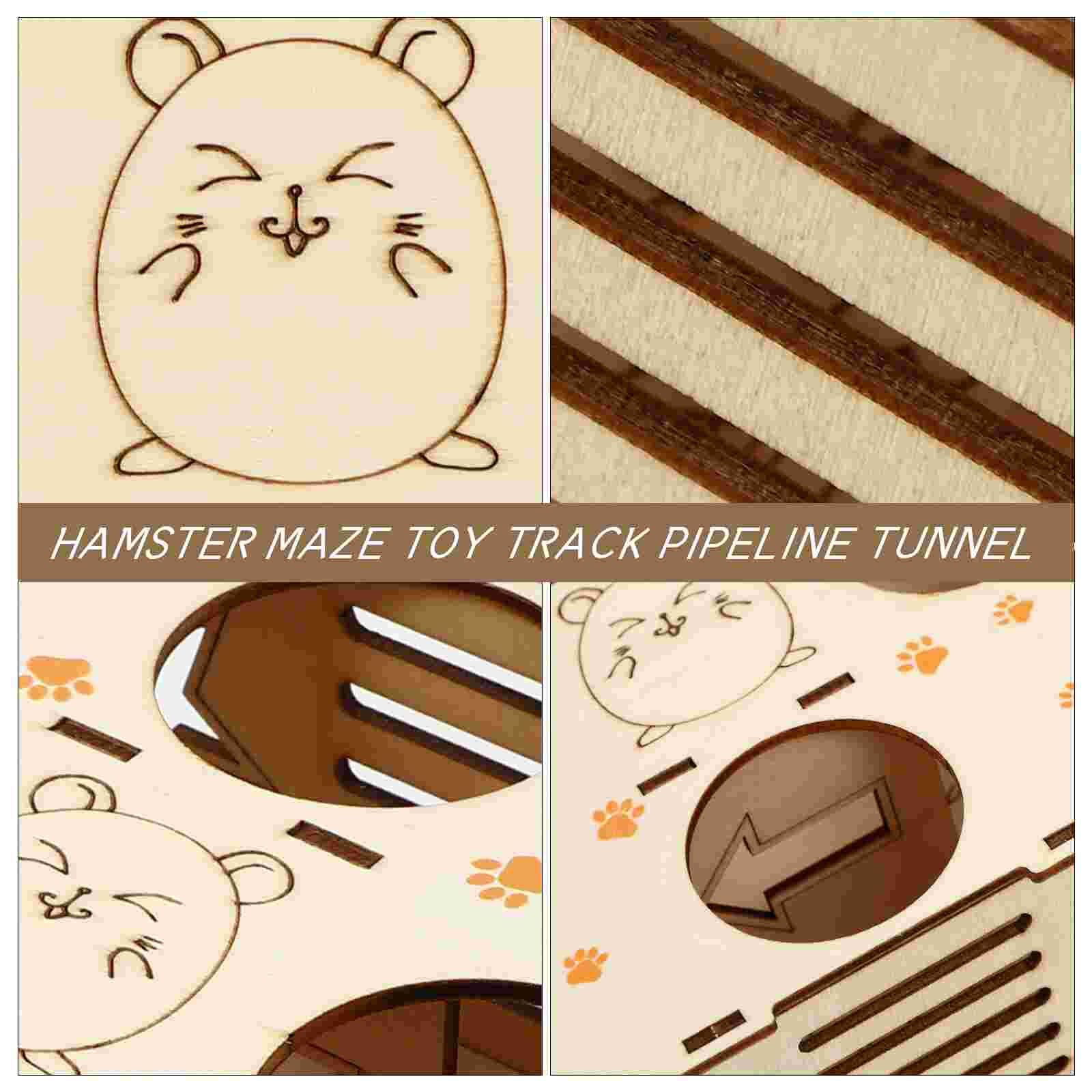 1pc Exquisite Hamster Maze Tunnel Hamster Maze Pet Tunnel Plaything