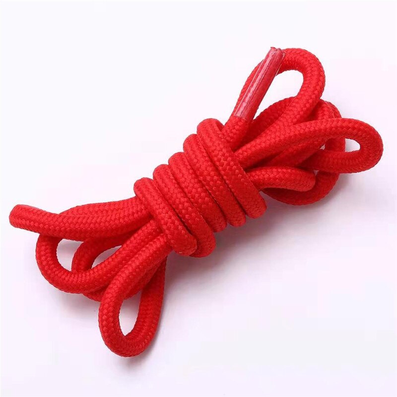 80/100/120CM 1 Pair Unisex Casual Shoelace Round Cord Dress Shoe Laces Colourful Cute Pink Color Elastic Shoelaces