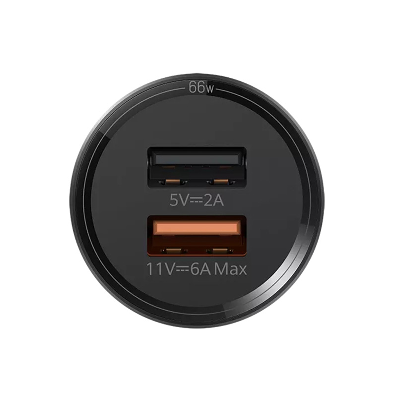Huawei caricabatterie per auto Super Fast Charge Max 66W adattatore doppio USB 11V-6A Max / 5V-2A con cavo di tipo C per Huawei Mate 40 Pro P50