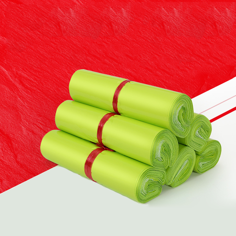 10Pcs/lot Colorful Plastic Envelope Small Packaging Bag Self Sealing Adhesive Courier Bags Waterproof Poly Mailers 17x30cm: bright green