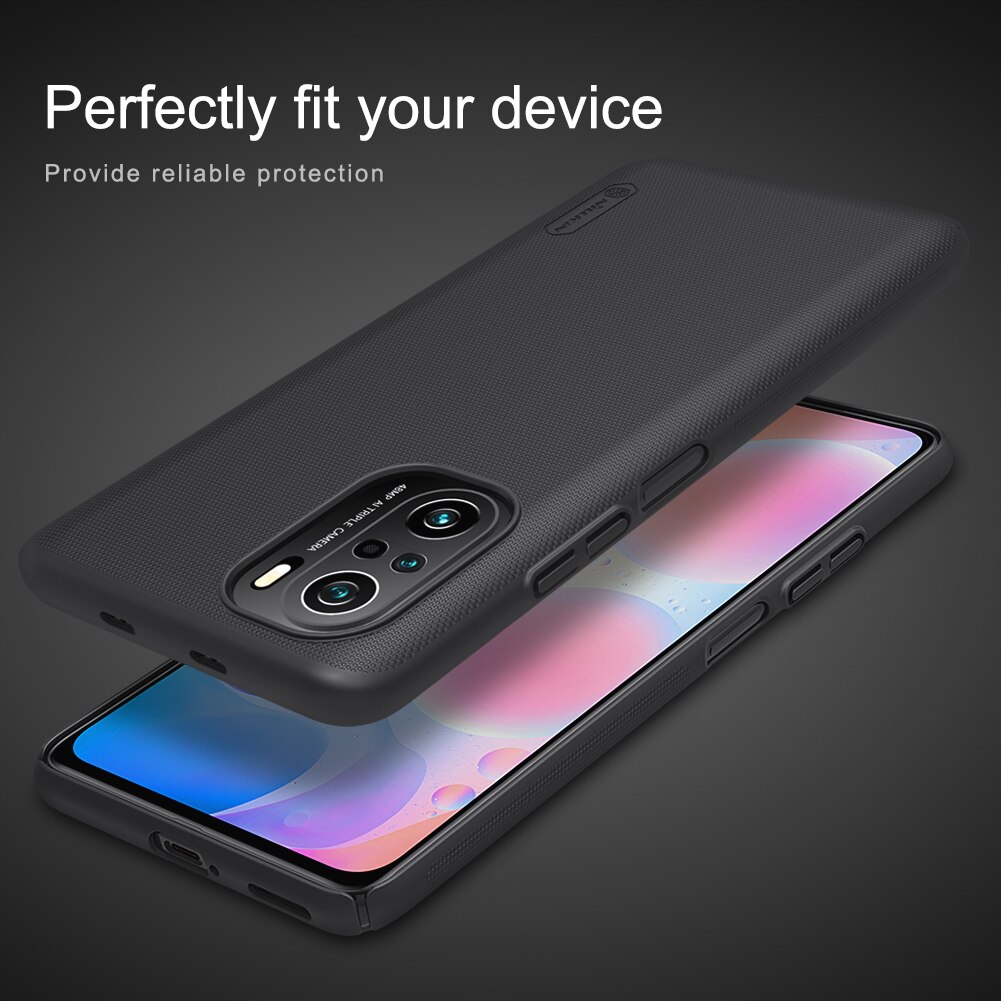 Nillkin Poco F3 Case Pocophone F3 Cover Super Frosted Shield Hard Pc Back Cover Case Voor Xiaomi Poco F3