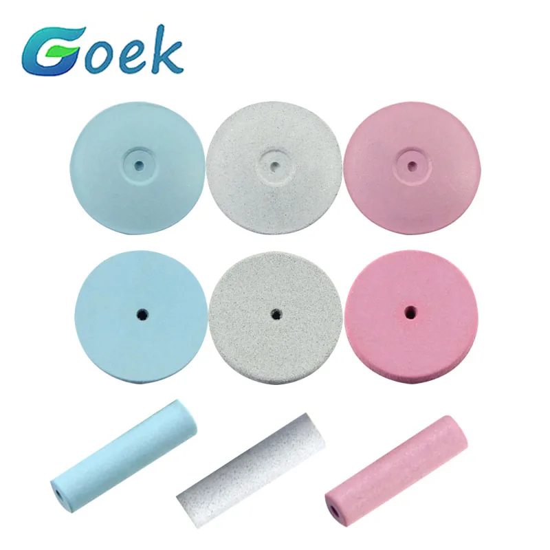 20 stücke Zahn Labor Silikon Gummi Polierer Grob/Mittel/Fein 6mm Zahn Silikon Gummi Punkt 22mm Zahn silikon Gummi Rad